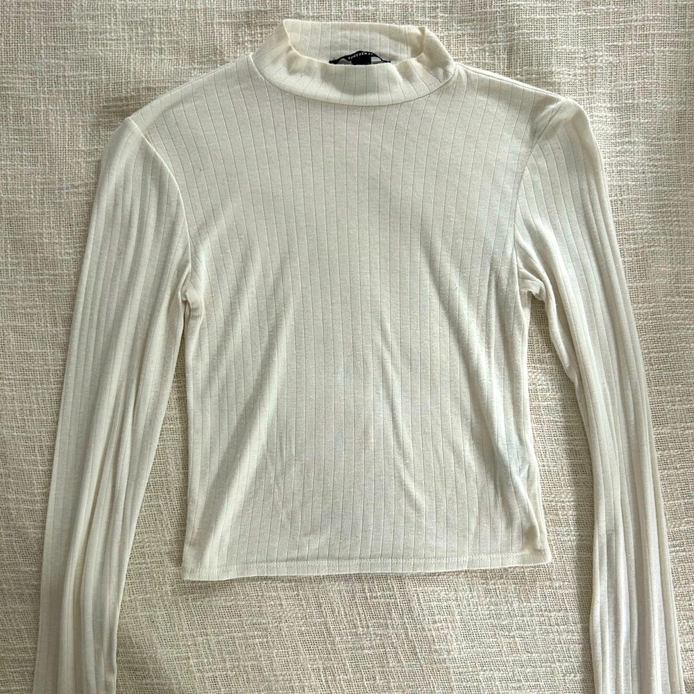 Forever 21 White Turtleneck
